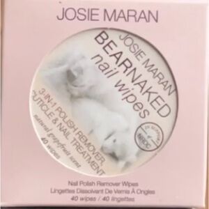 Josie Maran Bear Naked Nail Wipes 40 count